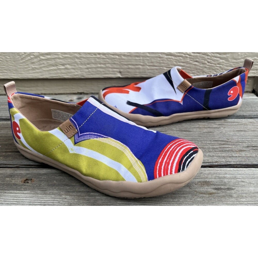 Uin The Charm of Release Toledo I Women's 8 Slip On Shoes Art Multicolor